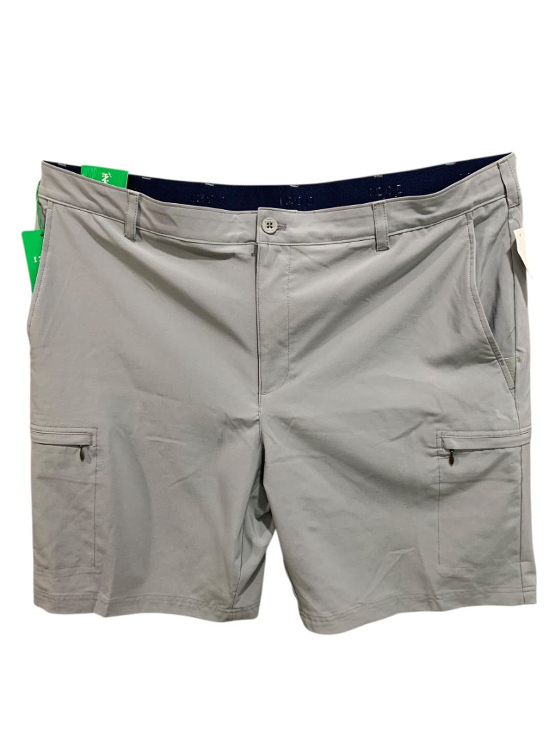 Size 42 Izod Golf SwingFlex Waistband New Mens Shorts Gray Straight Fit