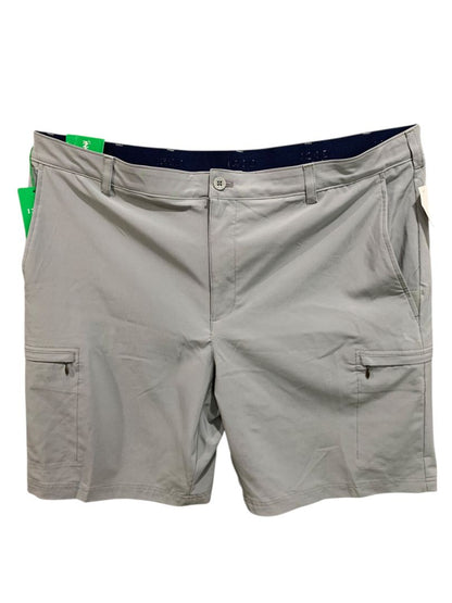 Size 42 Izod Golf SwingFlex Waistband New Mens Shorts Gray Straight Fit