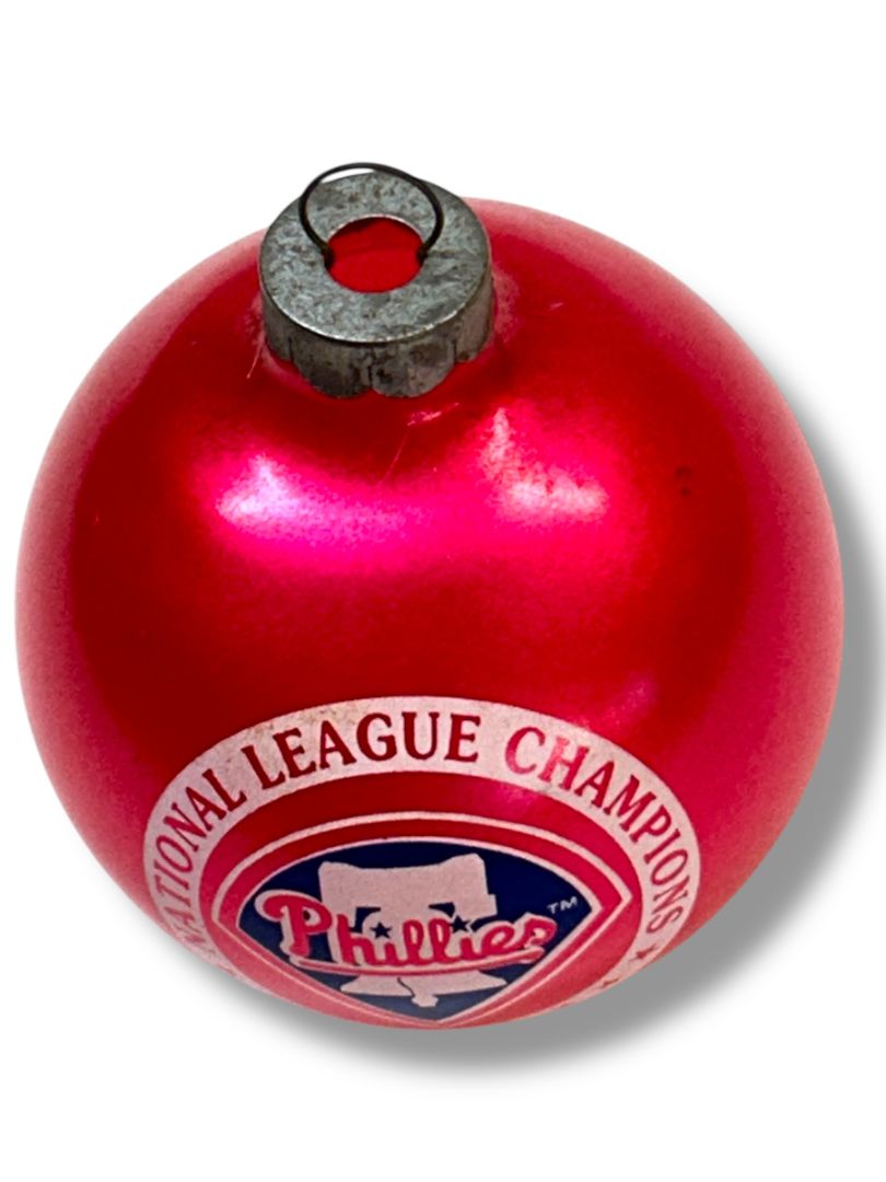1993 Philadelphia Phillies National League Champions Glass Ball Ornament 2.6"