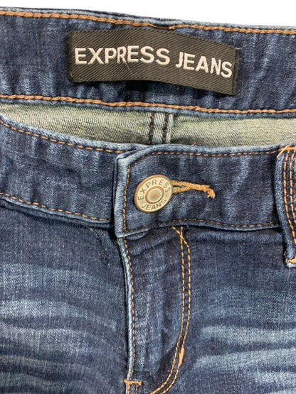 Size 8R Express Jeans Womens Barely Boot Denim Low Rise