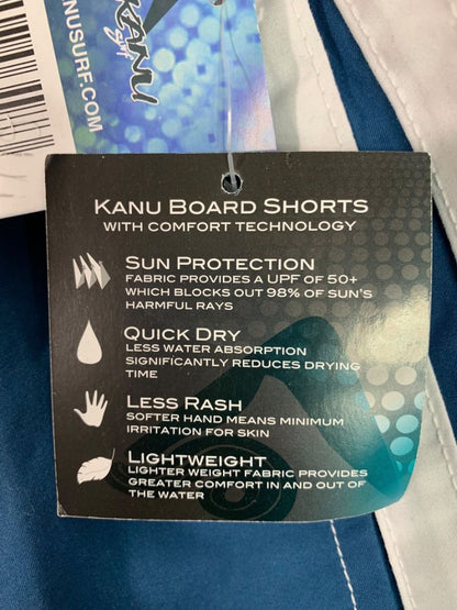 Size XXL Kanu Surf Mens New Swim Trunks Shorts Denim Blue
