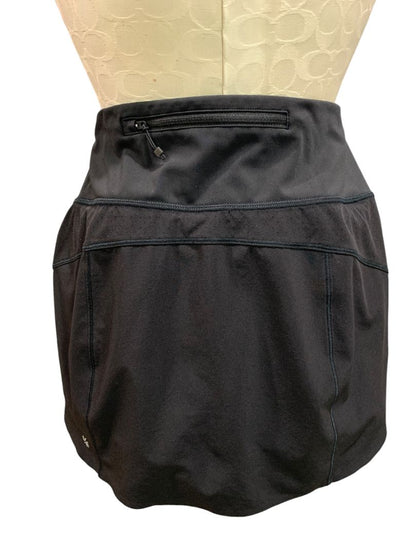 Size Small Athleta Black Run with it Skort Jupe-Short. 14"