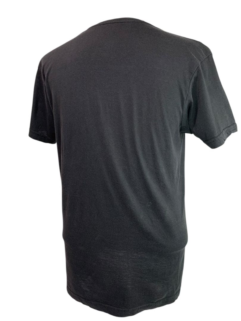 Size Medium US Polo Assn Mens Black V-Neck Tshirt Short Sleeve