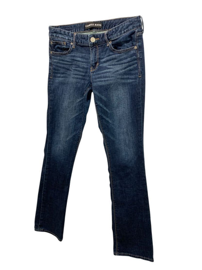 Size 8R Express Jeans Womens Barely Boot Denim Low Rise