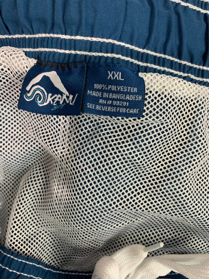 Size XXL Kanu Surf Mens New Swim Trunks Shorts Denim Blue