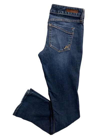 Size 8R Express Jeans Womens Barely Boot Denim Low Rise