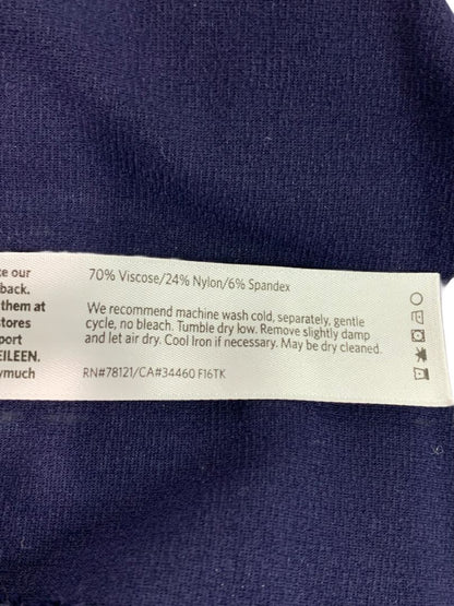 Size Small Eileen Fisher Womens Navy Blue Legging Stretch Pants