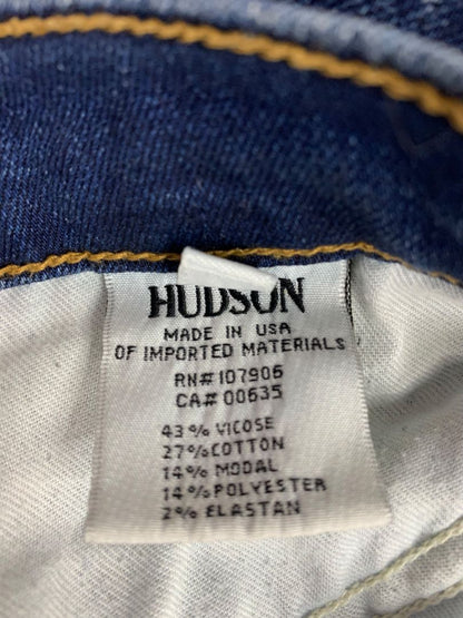 Size 27 Hudson Womens Nico MidRise Super Skinny Jeans Distressed