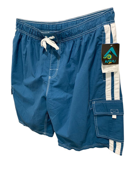 Size XXL Kanu Surf Mens New Swim Trunks Shorts Denim Blue