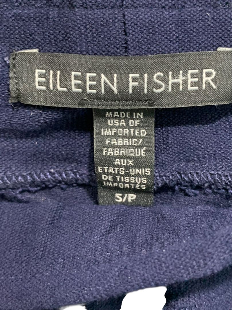 Size Small Eileen Fisher Womens Navy Blue Legging Stretch Pants