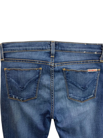Size 27 Hudson Womens Nico MidRise Super Skinny Jeans Distressed