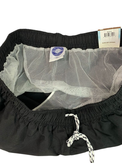 Size 4X Panama Jack Mens Pull on Black Swim Trunks New 18.5"