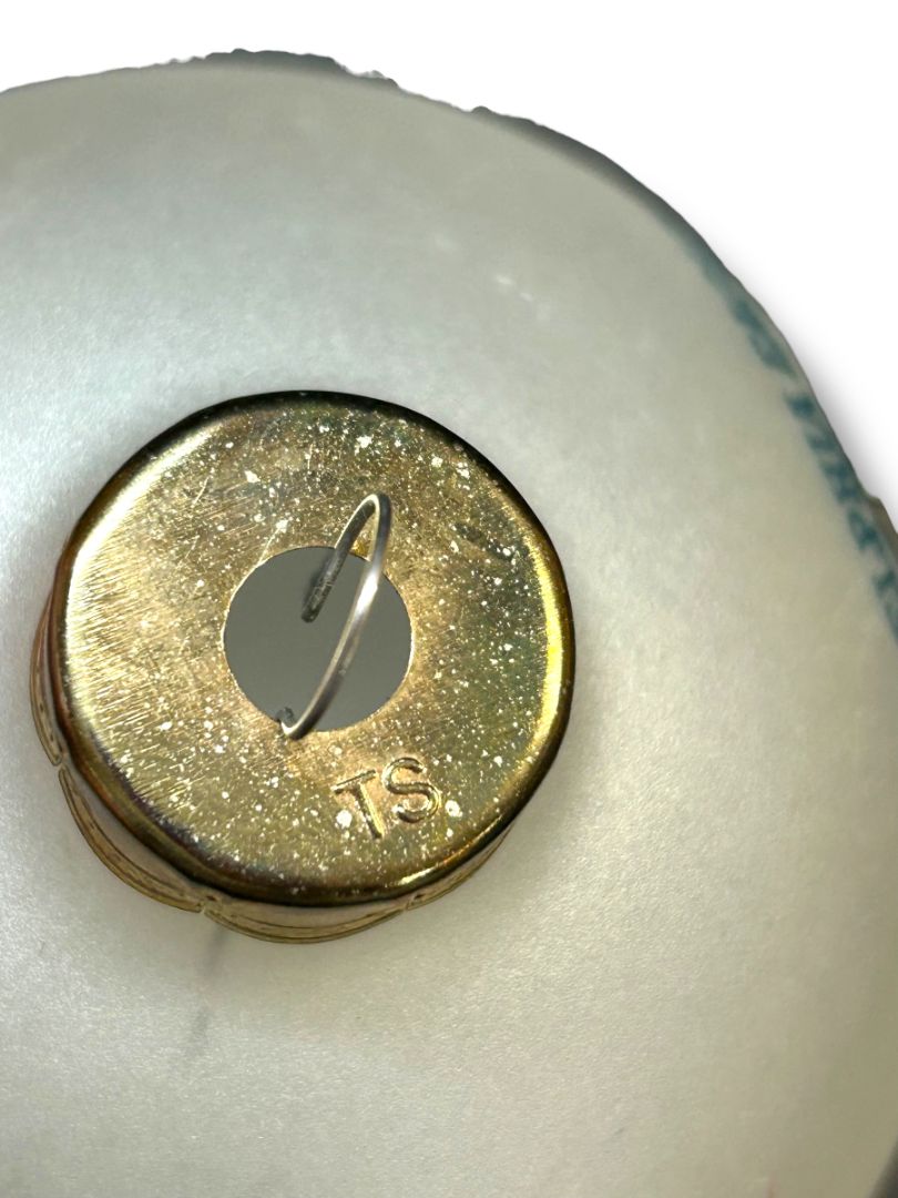 2006 Philadelphia Eagles Frosted Glass Ball Ornament 3.2" Football Mascot