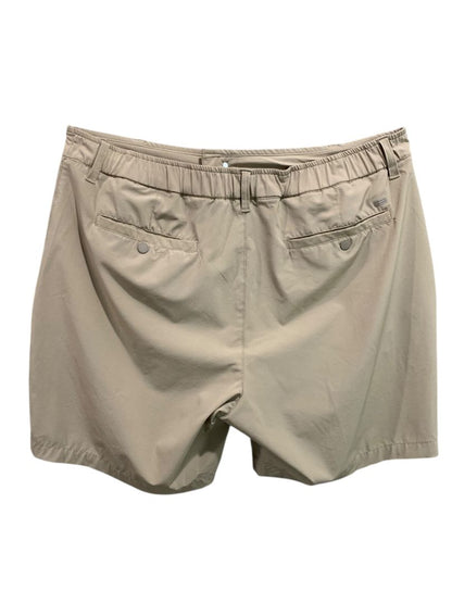 Size 40 Chaps Mens Tan Golf Shorts Quick Dry 8" Inseam