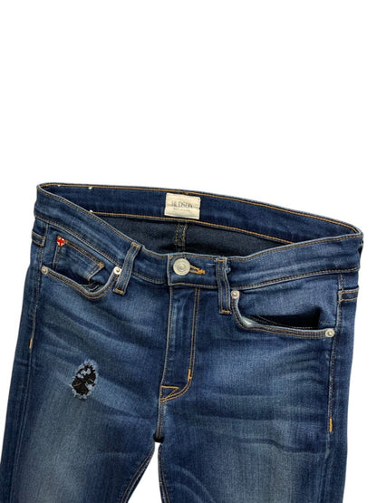 Size 27 Hudson Womens Nico MidRise Super Skinny Jeans Distressed