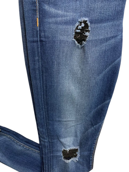 Size 27 Hudson Womens Nico MidRise Super Skinny Jeans Distressed