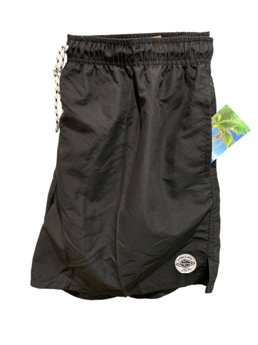 Size 4X Panama Jack Mens Pull on Black Swim Trunks New 18.5"