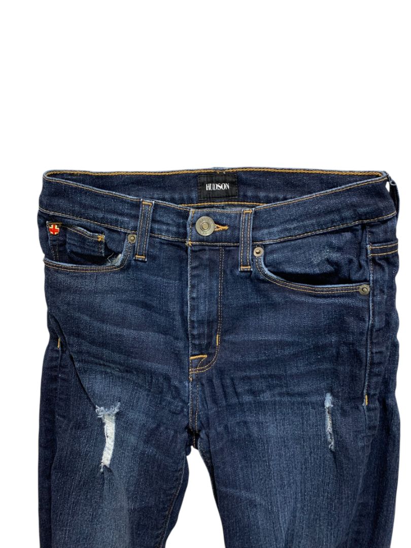 Size 25 Hudson Womens Jeans Barbara High Waist Super Skinny Denim