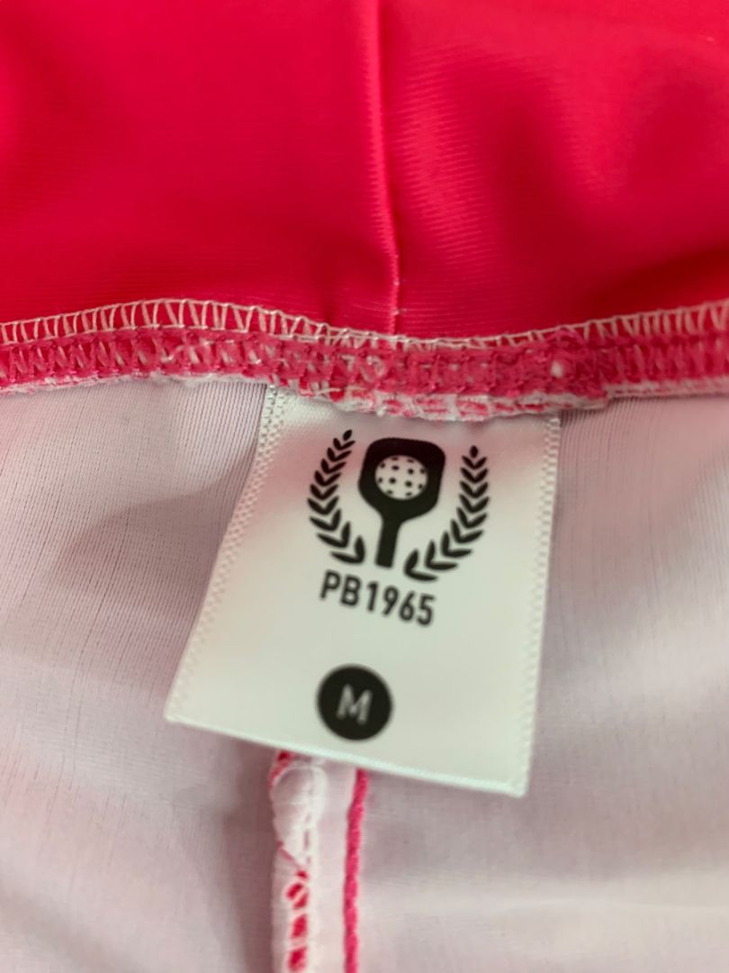 Medium PB1965 Womens Athletic Skort Hot Pink Pockets