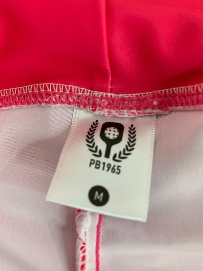 Medium PB1965 Womens Athletic Skort Hot Pink Pockets