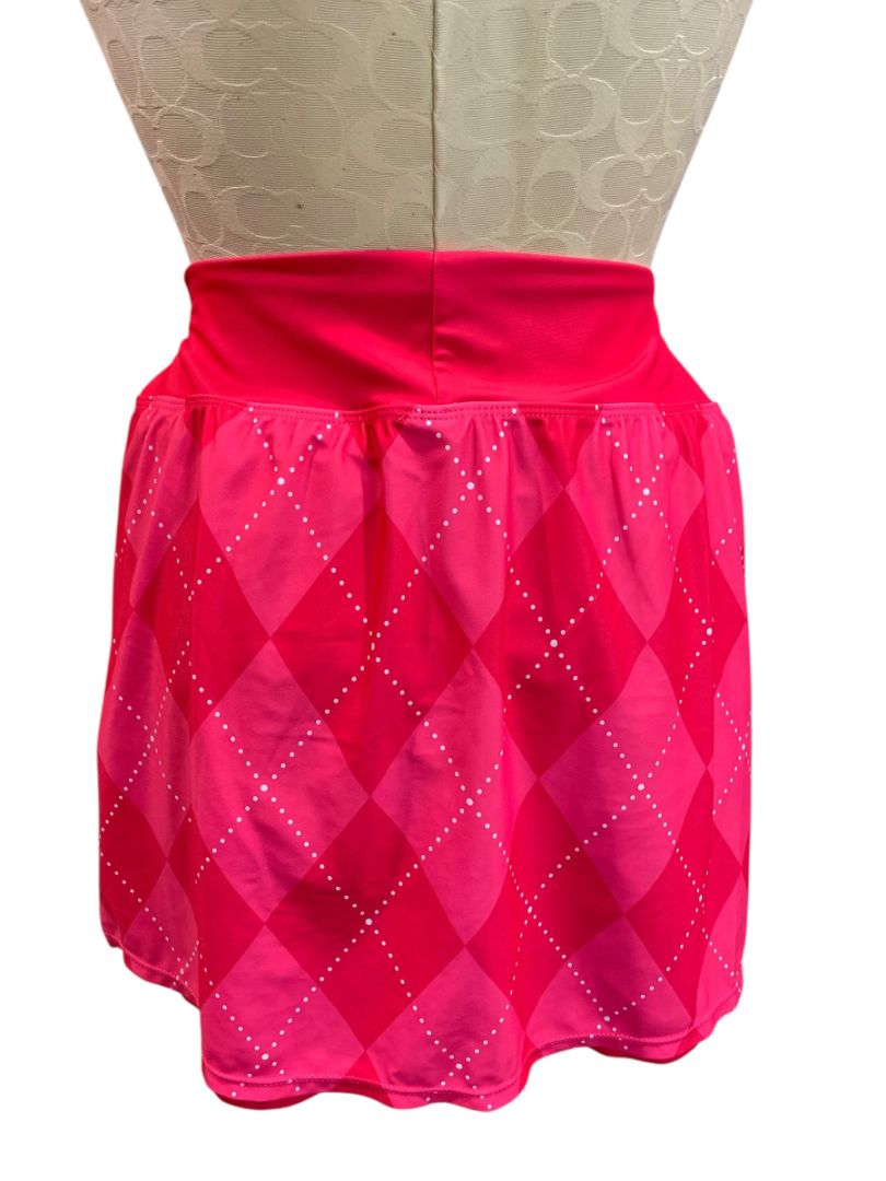 Medium PB1965 Womens Athletic Skort Hot Pink Pockets