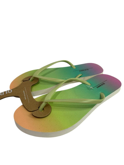 Size 8 Old Navy Womens Rainbow Flip Flops New Sandals