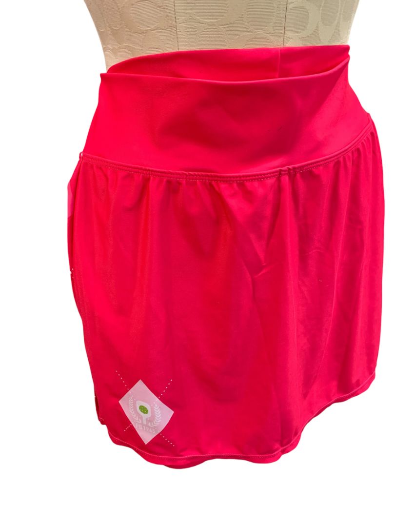 Medium PB1965 Womens Athletic Skort Hot Pink Pockets