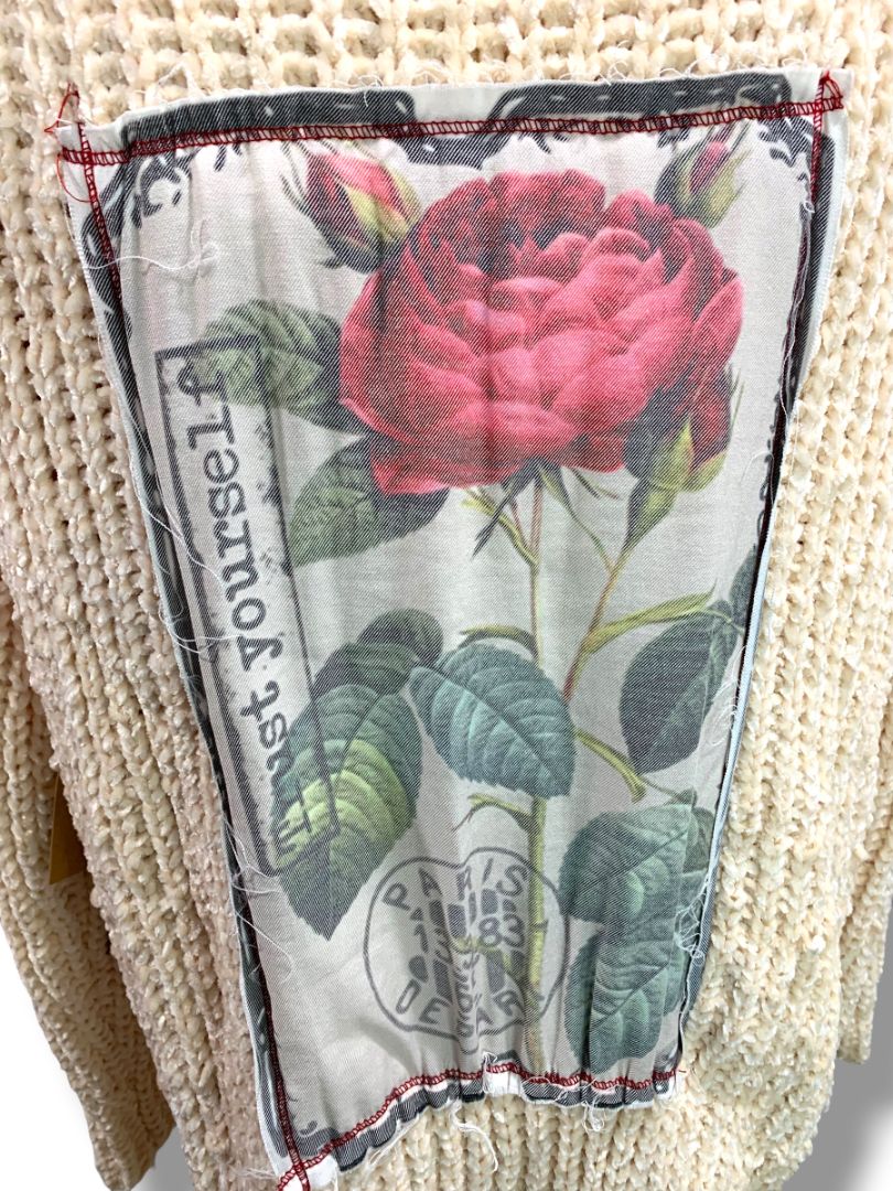 Medium The Nu Vintage Womens New Cardigan Sweater Soft Chenille