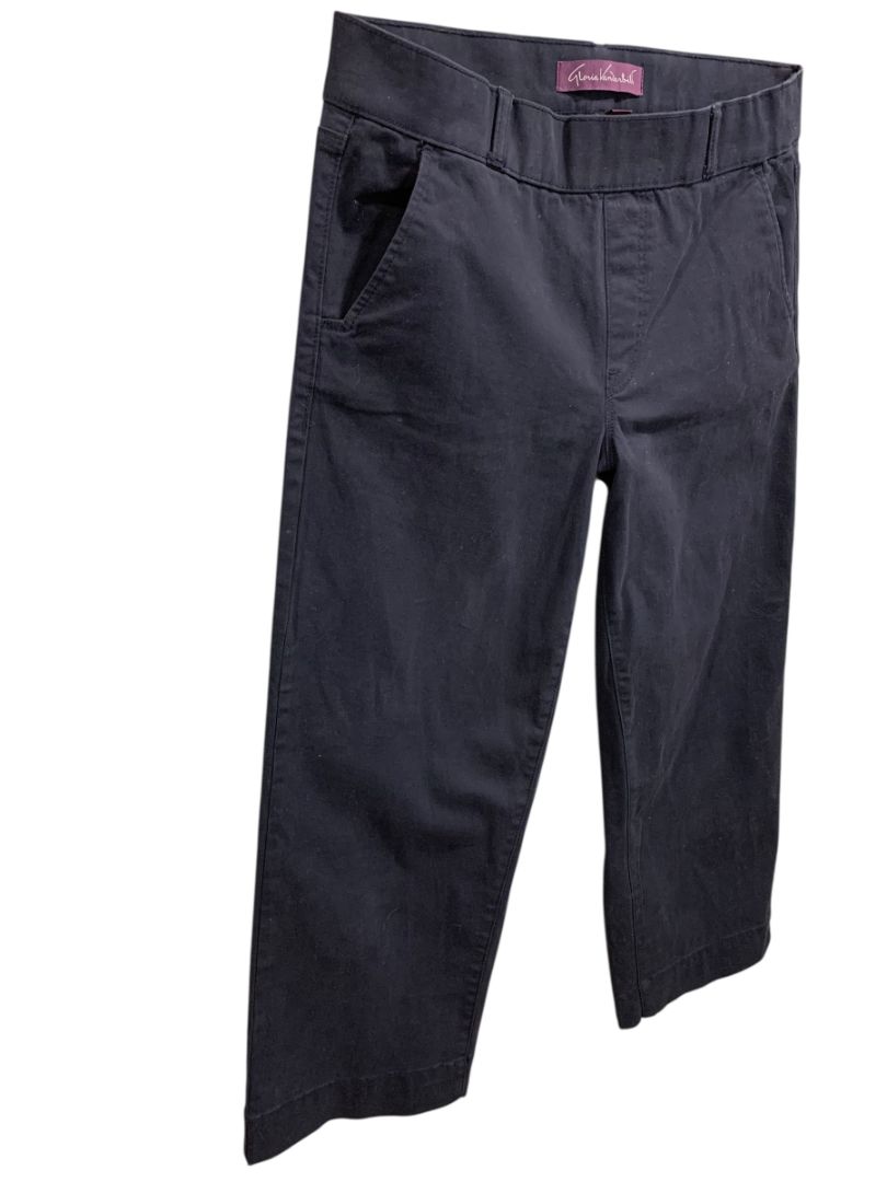Size 6 Gloria Vanderbilt Womens Pull on Navy Blue Pants