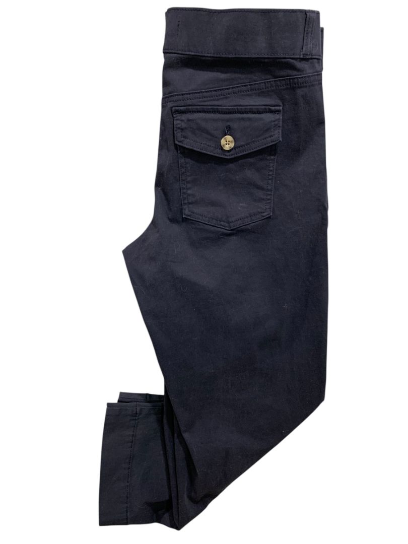 Size 6 Gloria Vanderbilt Womens Pull on Navy Blue Pants