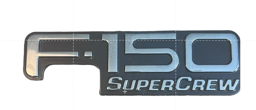 Ford F-150 Super Crew Pickup Emblem YL-34-8442528 Used Broken Mounts