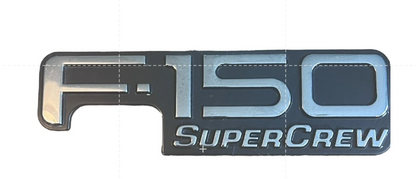 Ford F-150 Super Crew Pickup Emblem YL-34-8442528 Used Broken Mounts