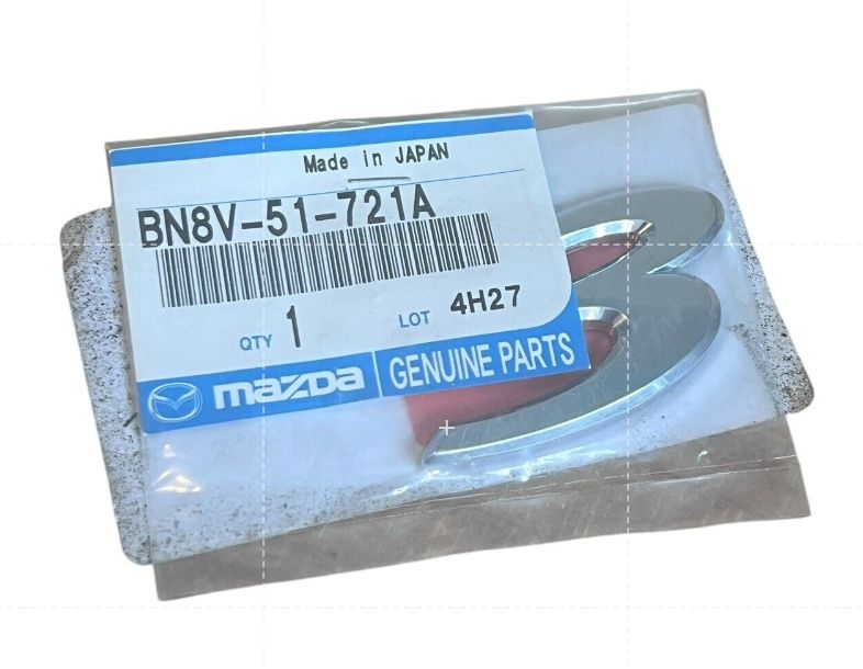 Mazda 3 Rear Chrome "3" Emblem Ornament BN8V-51-721A