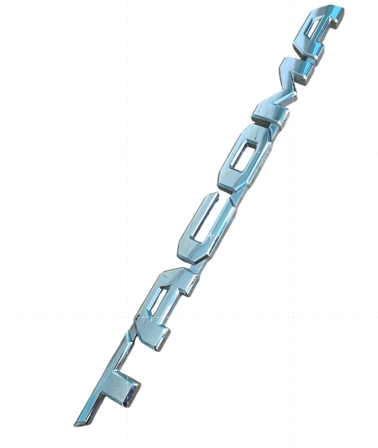 Genuine Toyota Nameplate Front Door Chrome 75427-04030