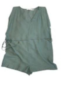 Size XS BISHOP + YOUNG Romper Seafoam Green Anthropologie NWT Sage Green