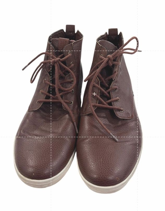 Size 12 Ben Sherman High-Top Brown Leather Casual Chukka Sneakers Boots Men’s