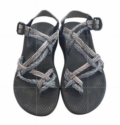 7M Chaco ZX2 Women’s Vibram Sole Blue Adjustable Straps Sandals Hiking Active