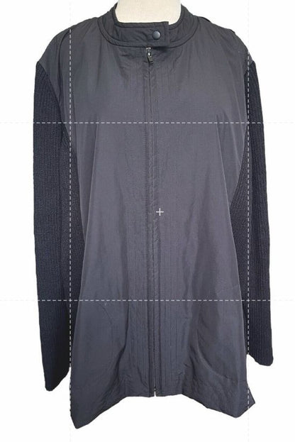 Woman’s Sigrid Olsen Black Sweater Coat Size 2X Plus Size Soft Curvy