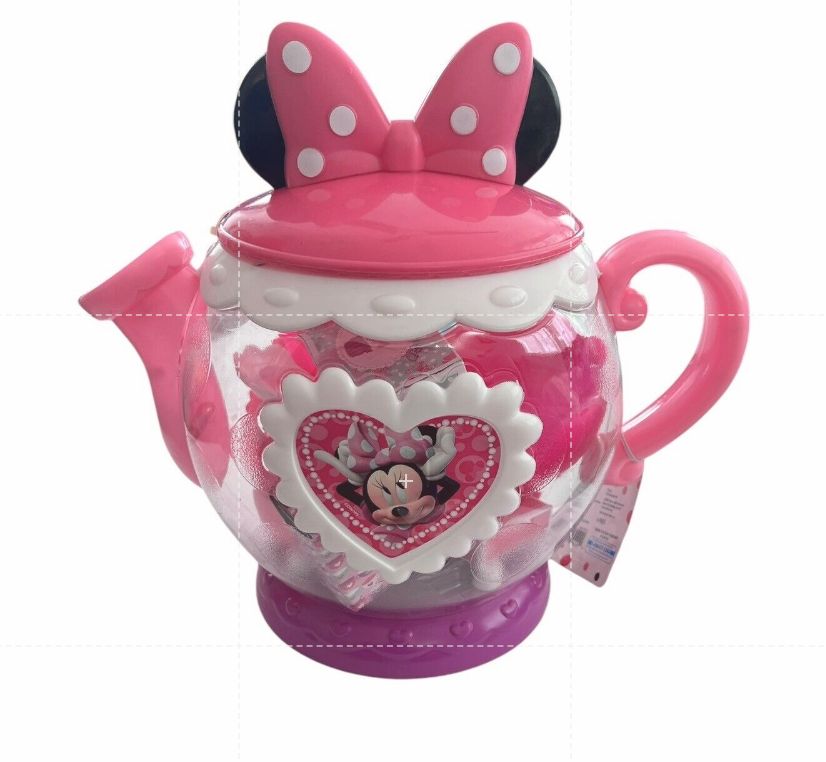 Minnie Mouse Terrific Teapot Pretend Disney Kids Toys Child’s Gift Set New