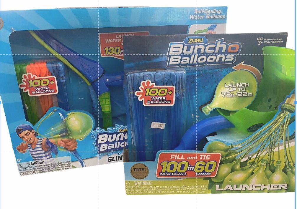 Zuru Bunch O Balloons Slingshot And Launcher Water Balloon Shooter Toy Play Set