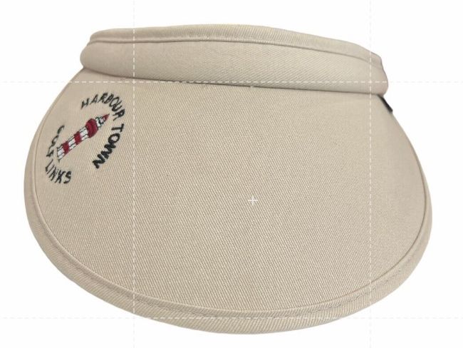 Harbour Town Golf Links Women's Visor Ahead Tan Embroidered Hilton Head Island