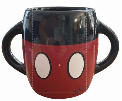 Disney Galerie Mickey Pants Mouse Double Handle Coffee Mug