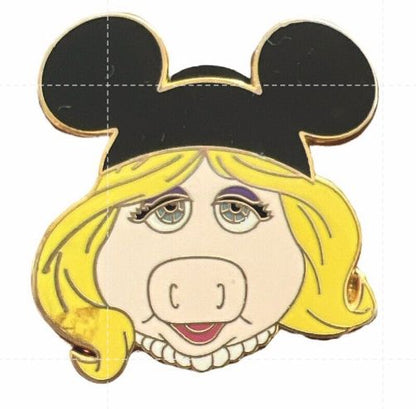 Disney Trading Pin Muppets with Mickey Mouse Ears Miss Piggy 2009