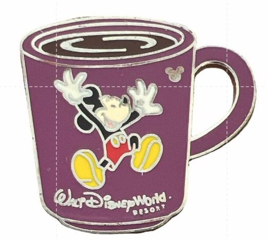 Disney Trading Pin Mickey Mouse Coffee Cup 2014