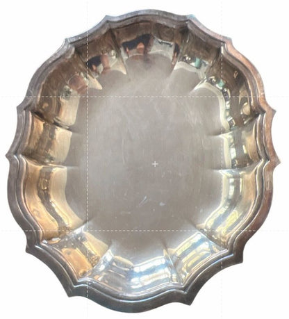 Vintage Chippendale International Silver Company Plated Oval Serving Bowl