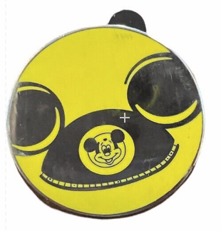 Disney Trading Pin Mickey Mouse Hat Park Icon Yellow Round 2011