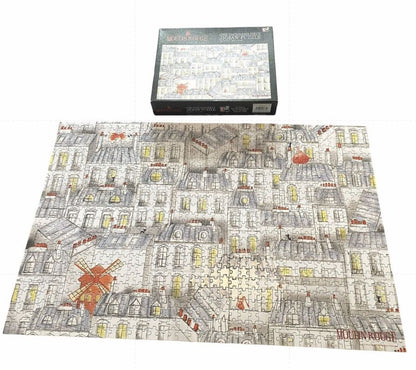 Moulin Rouge One Thousand Piece Jigsaw Puzzle Go! Games 1000 Opened Complete