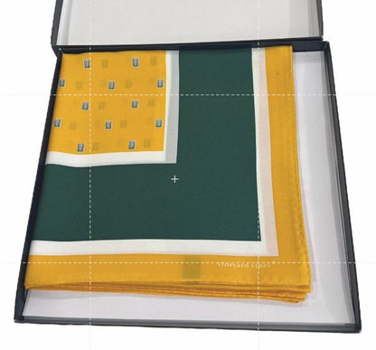 Vineyard Vines Square Scarf Silk NEW Methodist University GB Packers Colors