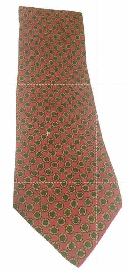 Ira Trivers USA Tie Red Dot Modernist Necktie 56” Long 4.5” Wide Vintage