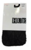 NWT HUE Birdseye Diamond Tights Size M/L Black - Control Top